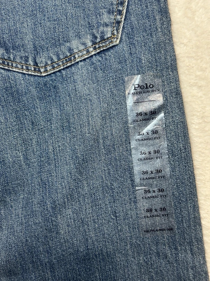 Polo Ralph Lauren  Blue Denim The Classic Fit Jeans
