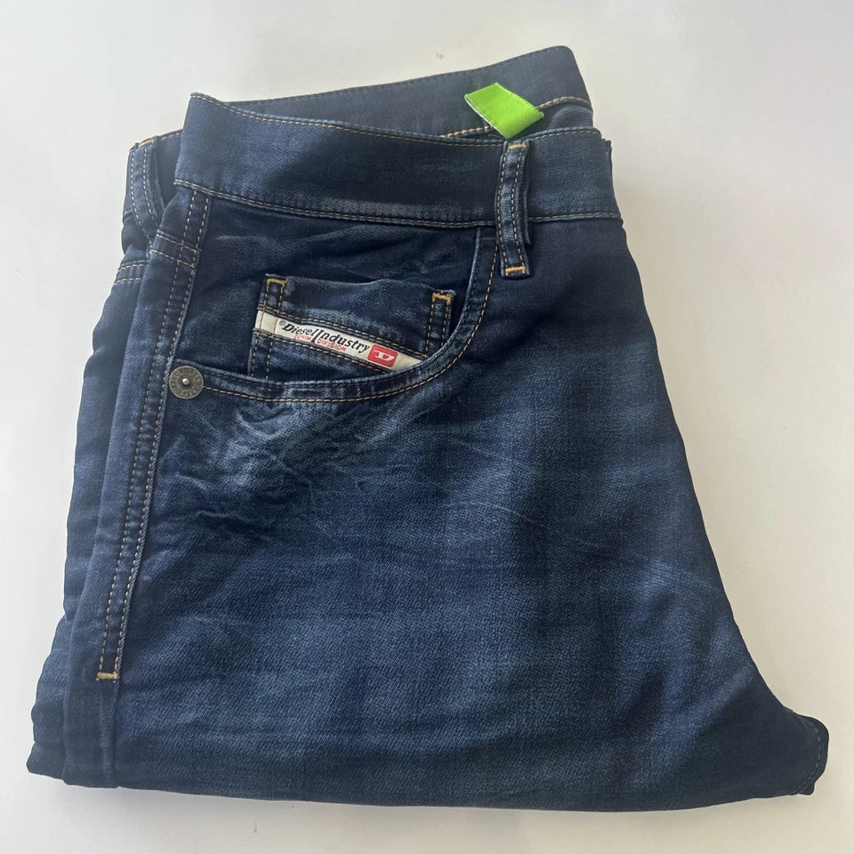 DIESEL D-Strukt Jogg Jeans Slim Leg Washed Blue