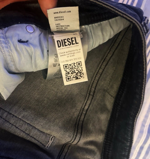 Diesel Industry Denim Division Blue Jeans