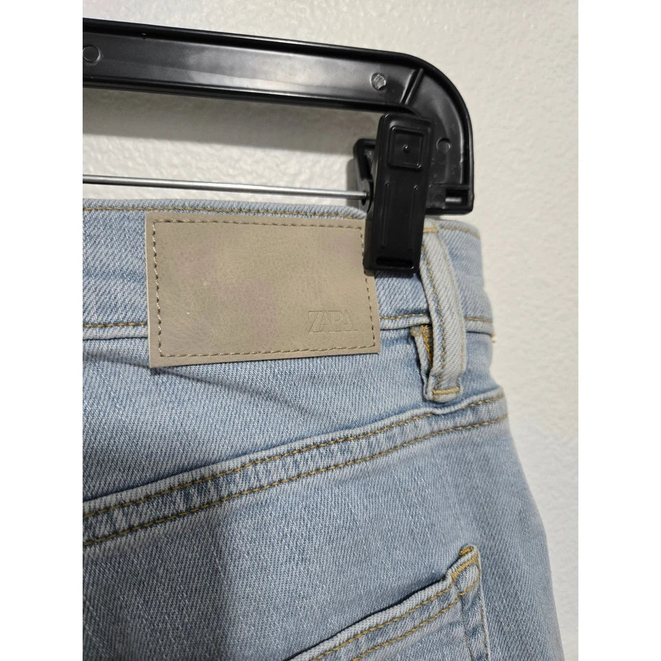 Zara SLIM FIT JEANS in Light Wash