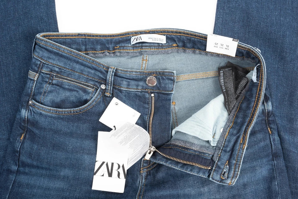 Zara Jeans Denim Blue Slim Fit