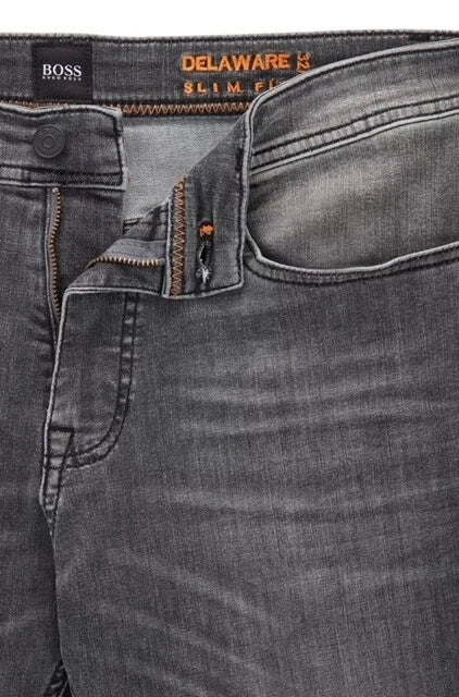 Hugo Boss Delaware Slim Fit Jeans Black
