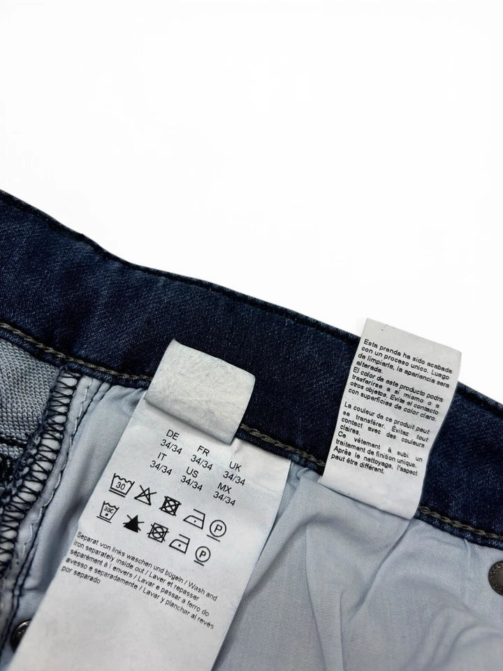 Hugo Boss Knit Denim Jeans Blue