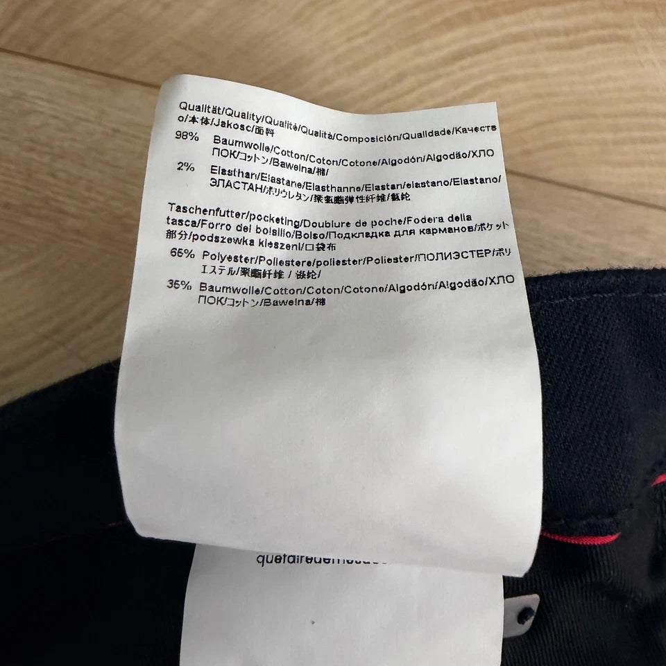 Hugo Boss 708 Slim Fit Jeans  Black Stay Black Stretch