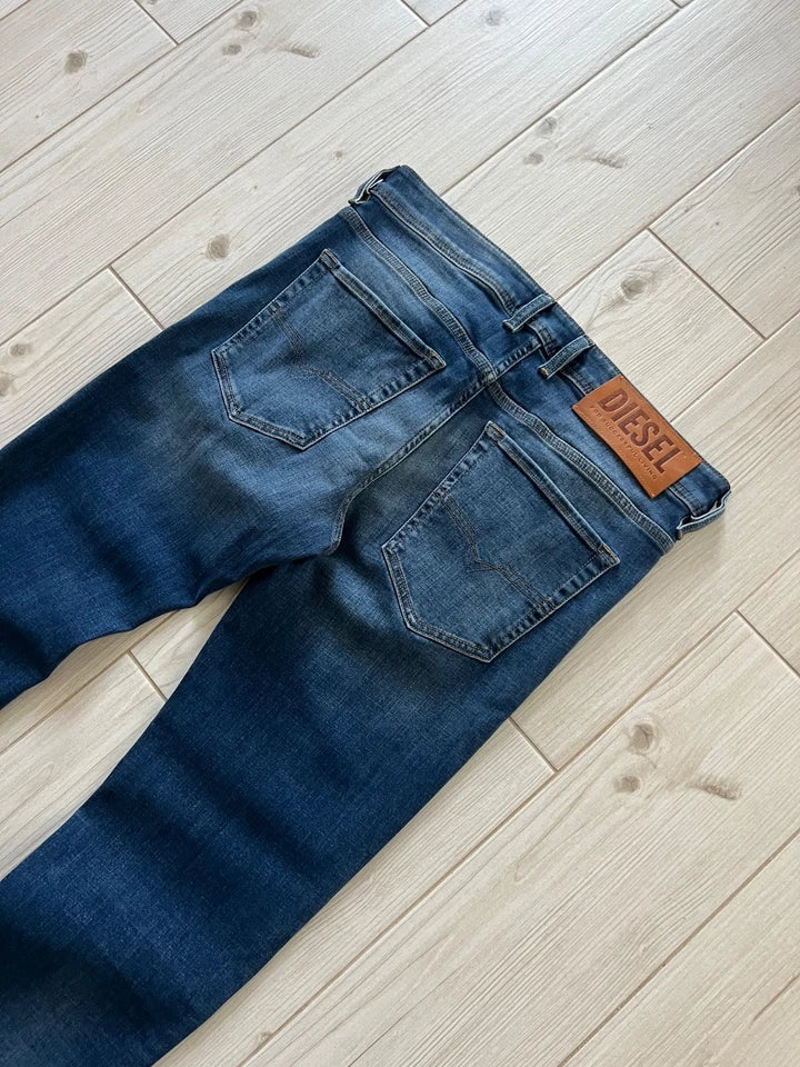 Diesel Pants Skinny New Blue Stretch