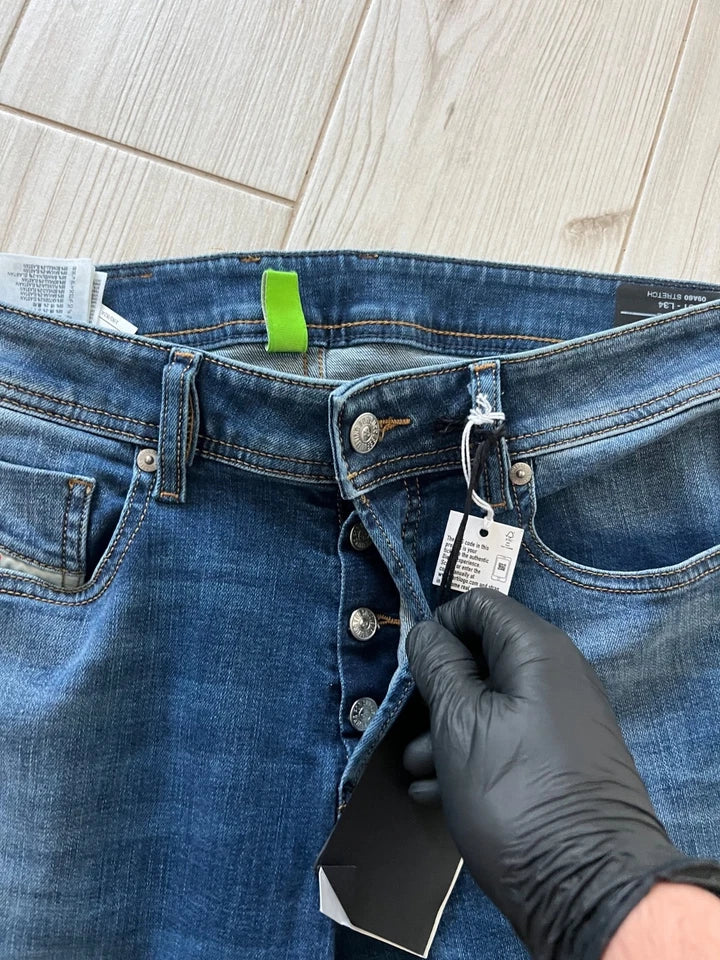 Diesel Pants Skinny New Blue Stretch