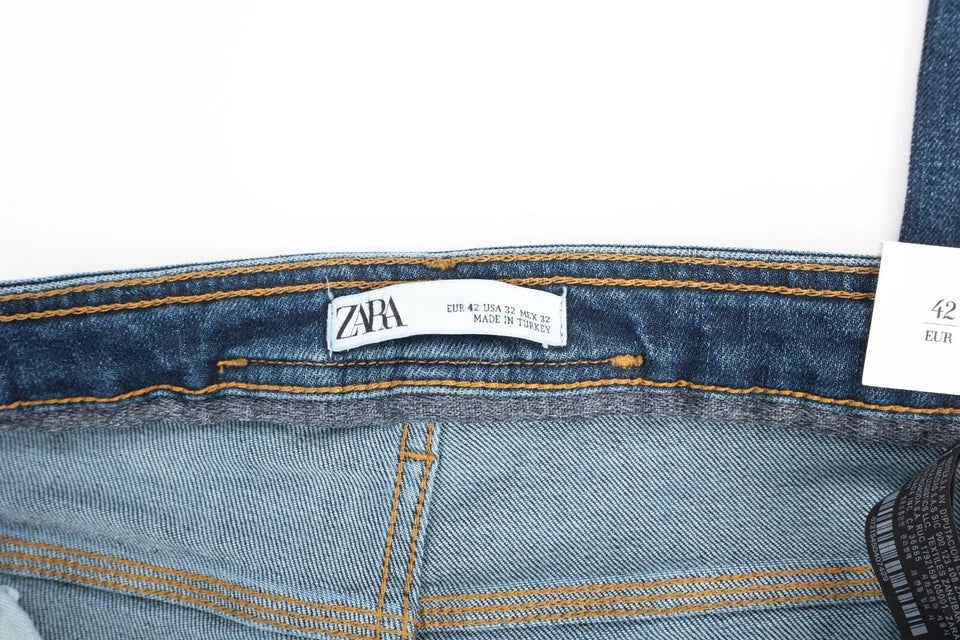 Zara Jeans Denim Blue Slim Fit