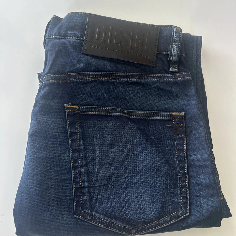 DIESEL D-Strukt Jogg Jeans Slim Leg Washed Blue