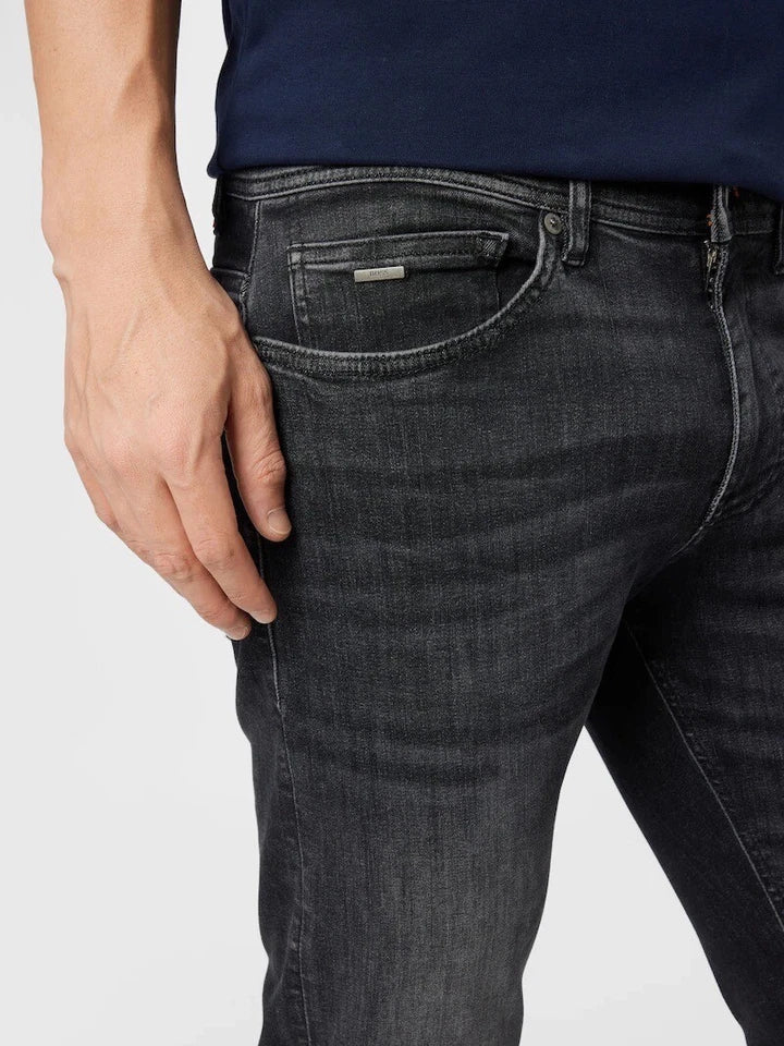 Hugo Boss Delaware Slim Fit Jeans Black