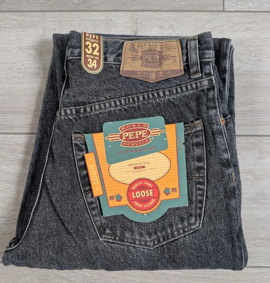 Pepe Jeans Louie Loose Fit Col Black Stone Washed Vintage