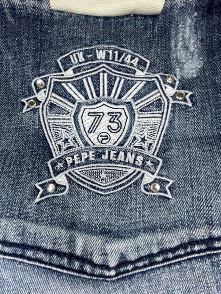 PEPE 73 Jeans London Logo Distressed NWT